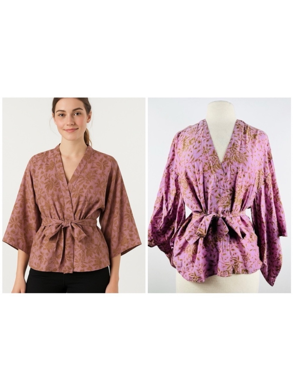 MATTA NY cotton and silk kimono jacket fits S/M NWT